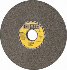 Tru-Maxx - 8" Diam x 1-1/4" Hole x 1/2" Thick, K Hardness, 60 Grit Surface Grinding Wheel - Aluminum Oxide, Type 1, Medium Grade, 3,600 Max RPM, Vitrified Bond, No Recess - Exact Tool & Supply