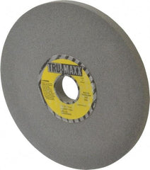 Tru-Maxx - 8" Diam x 1-1/4" Hole x 1/2" Thick, I Hardness, 100 Grit Surface Grinding Wheel - Aluminum Oxide, Type 1, Fine Grade, 3,600 Max RPM, Vitrified Bond, No Recess - Exact Tool & Supply