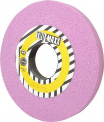 Tru-Maxx - 10" Diam x 3" Hole x 1" Thick, F Hardness, 46 Grit Surface Grinding Wheel - Aluminum Oxide, Type 1, Coarse Grade, 2,483 Max RPM, Vitrified Bond, No Recess - Exact Tool & Supply