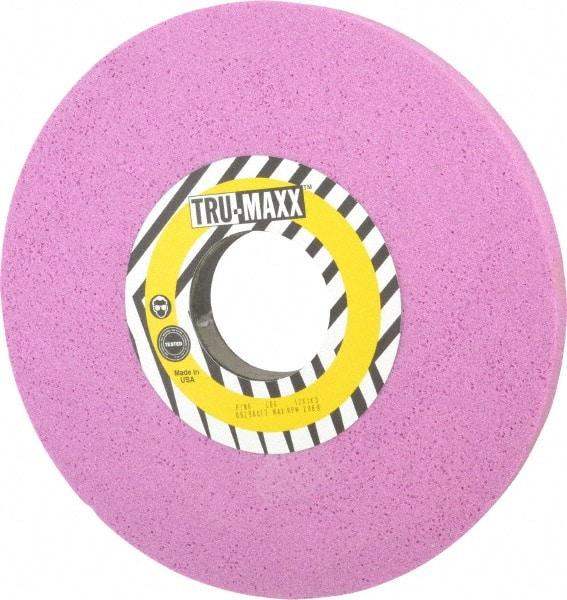Tru-Maxx - 12" Diam x 3" Hole x 1" Thick, G Hardness, 46 Grit Surface Grinding Wheel - Aluminum Oxide, Type 1, Coarse Grade, 2,069 Max RPM, Vitrified Bond, No Recess - Exact Tool & Supply