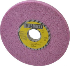 Tru-Maxx - 7" Diam x 1-1/4" Hole x 1/2" Thick, J Hardness, 46 Grit Surface Grinding Wheel - Aluminum Oxide, Type 1, Coarse Grade, 3,600 Max RPM, Vitrified Bond, No Recess - Exact Tool & Supply