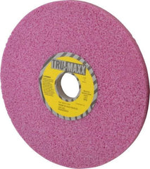 Tru-Maxx - 8" Diam x 1-1/4" Hole x 1/2" Thick, H Hardness, 46 Grit Surface Grinding Wheel - Aluminum Oxide, Type 1, Coarse Grade, 3,600 Max RPM, Vitrified Bond, No Recess - Exact Tool & Supply