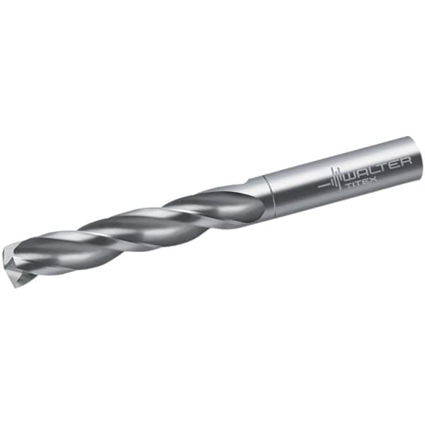 Walter-Titex - 10.3mm 150° Spiral Flute Solid Carbide Screw Machine Drill Bit - Exact Tool & Supply