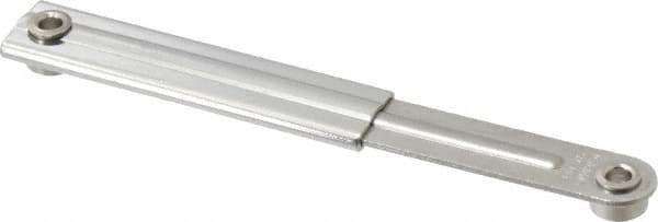 Sugatsune - 4-13/32" OAL x 39/64" Wide, 13.2 Lb Capacity, Ultra Mini Lid Stay - Only One Stay per Lid Required, 5/32" Mounting Hole Diam, 90° Max Opening, Polished 304 & 303 Stainless Steel & Polyacetal - Exact Tool & Supply