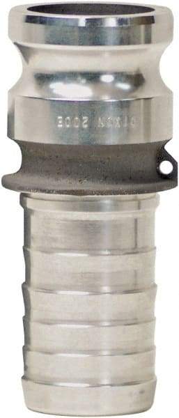 Dixon Valve & Coupling - 2" Aluminum Cam & Groove Suction & Discharge Hose Male Adapter Hose Shank - Part E, 250 Max psi - Exact Tool & Supply
