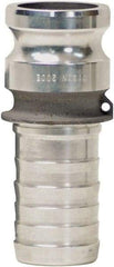 Dixon Valve & Coupling - 2" Aluminum Cam & Groove Suction & Discharge Hose Male Adapter Hose Shank - Part E, 250 Max psi - Exact Tool & Supply