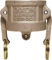 Dixon Valve & Coupling - 3" Aluminum Cam & Groove Suction & Discharge Hose Dust Cap For Use with Adapters - Part DC, 125 Max psi - Exact Tool & Supply
