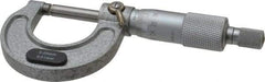 Value Collection - 0 to 25mm Range, 0.01mm Graduation, Mechanical Outside Micrometer - Ratchet Stop Thimble, Accurate to 0.004mm - Exact Tool & Supply