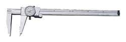 Starrett - 0" to 12" Range, 0.001" Graduation, 0.1" per Revolution, Dial Caliper - White Face, 3" Jaw Length, Accurate to 0.001" - Exact Tool & Supply