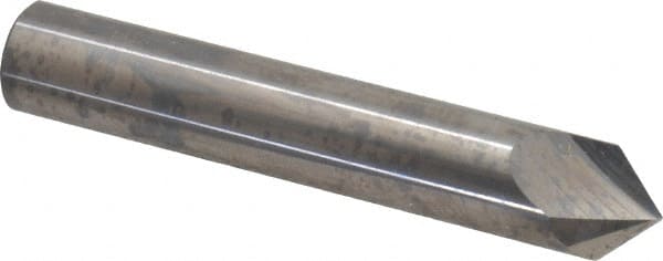Made in USA - 1/2" Body Diam, 90°, 3" OAL, Solid Carbide Spotting Drill - Exact Tool & Supply