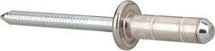 RivetKing - Size 86-88 Dome Head Aluminum Multi Grip Blind Rivet - Steel Mandrel, 1/4" to 3/4" Grip, 0.511" Head Diam, 0.257" to 0.261" Hole Diam, 0.708" Length Under Head, 1/4" Body Diam - Exact Tool & Supply