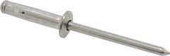 RivetKing - Size 0523 Dome Head Aluminum Tri Folding Blind Rivet - Aluminum Mandrel, 0.04" to 0.275" Grip, 0.315" Head Diam, 0.165" to 0.178" Hole Diam, 0.81" Length Under Head, 5/32" Body Diam - Exact Tool & Supply