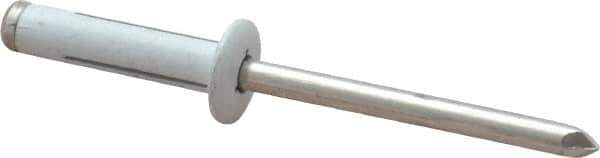 RivetKing - Size 0625 Dome Head Aluminum Tri Folding Blind Rivet - Aluminum Mandrel, 0.04" to 0.354" Grip, 0.386" Head Diam, 0.196" to 0.209" Hole Diam, 0.906" Length Under Head, 3/16" Body Diam - Exact Tool & Supply