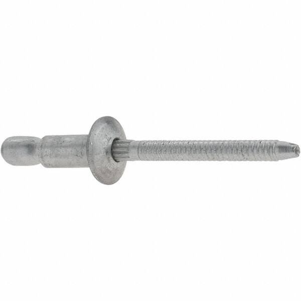 RivetKing - Size 64 Dome Head Aluminum Structural with Locking Stem Blind Rivet - Exact Tool & Supply