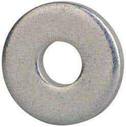 RivetKing - Size 4, 1/8" Rivet Diam, Zinc-Plated Steel Round Blind Rivet Backup Washer - 1/16" Thick, 1/8" ID, 3/8" OD - Exact Tool & Supply