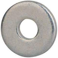 RivetKing - Size 4, 1/8" Rivet Diam, Zinc-Plated Steel Round Blind Rivet Backup Washer - 1/16" Thick, 1/8" ID, 3/8" OD - Exact Tool & Supply