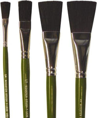Wooster Brush - 3/4" Camel Hair Artist's Paint Brush - 3/4" Wide, 1" Bristle Length, 5-19/32" Plastic Handle - Exact Tool & Supply