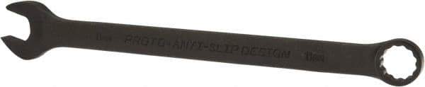 Proto - 11mm 12 Point Offset Combination Wrench - 15° Offset Angle, 6-29/32" OAL, Steel, Black Finish - Exact Tool & Supply