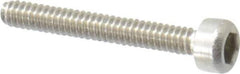 Value Collection - M1.6x0.35 Metric Coarse Hex Socket Drive, Socket Cap Screw - Grade 18-8 & Austenitic A2 Stainless Steel, Uncoated, Fully Threaded, 12mm Length Under Head - Exact Tool & Supply