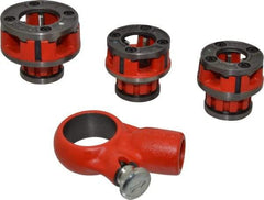 Ridgid - 3 Die Head, 1/2" to 1" Pipe Capacity, Pipe Threader Set - Compatible with Ridgid OO-R - Exact Tool & Supply