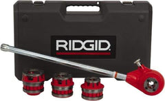 Ridgid - 4 Die Head, 1/2" to 1-1/4" Pipe Capacity, Pipe Threader Set - Compatible with Ridgid 12-R - Exact Tool & Supply