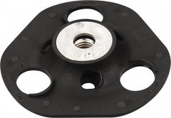 Norton - 5" Diam Locking Nut Disc Backing Pad - Medium Density, 13,000 RPM, Speed-Lok Compatible - Exact Tool & Supply