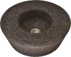 Norton - 6" Diam, 2" Overall Thickness, 16 Grit, Type 11 Tool & Cutter Grinding Wheel - Very Coarse Grade, Zirconia Alumina/Silicon Carbide Blend, Q Hardness, 6,000 RPM - Exact Tool & Supply