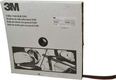 3M - 1" x 50 Yd Aluminum Oxide Cloth Roll - Medium Grade, X Weighted Backing - Exact Tool & Supply