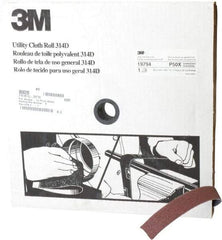 3M - 1" x 50 Yd 50 Grit Aluminum Oxide Cloth Roll - Coarse Grade, X Weighted Backing - Exact Tool & Supply