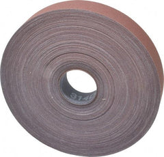3M - 1" x 50 Yd 280 Grit Aluminum Oxide Cloth Roll - Extra Fine Grade, J Weighted Backing - Exact Tool & Supply