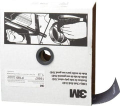 3M - 1-1/2" x 50 Yd 180 Grit Aluminum Oxide Cloth Roll - Very Fine Grade, J Weighted Backing - Exact Tool & Supply