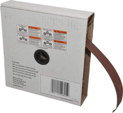 3M - 1-1/2" x 50 Yd 240 Grit Aluminum Oxide Cloth Roll - Very Fine Grade, J Weighted Backing - Exact Tool & Supply