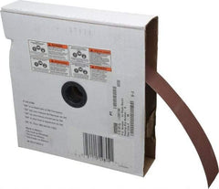 3M - 1-1/2" x 50 Yd 400 Grit Aluminum Oxide Cloth Roll - Extra Fine Grade, J Weighted Backing - Exact Tool & Supply