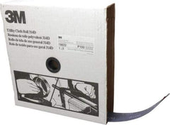 3M - 2" x 50 Yd 100 Grit Aluminum Oxide Cloth Roll - Fine Grade, J Weighted Backing - Exact Tool & Supply