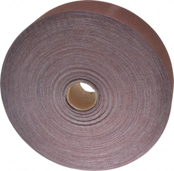 3M - 2" x 50 Yd 120 Grit Aluminum Oxide Cloth Roll - Fine Grade, J Weighted Backing - Exact Tool & Supply