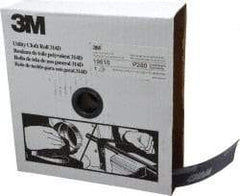 3M - 2" x 50 Yd 280 Grit Aluminum Oxide Cloth Roll - Extra Fine Grade, J Weighted Backing - Exact Tool & Supply