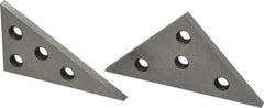 Value Collection - 30 to 90° Angle, Angle Block Set - 1/4 Inch Thick, 10 Minutes Accuracy, Includes 1 of Each Size - Exact Tool & Supply