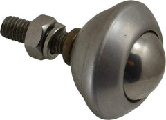 SKF - Round, Stainless Steel Ball Transfer - 32.5mm Mount Height, 121 Lb. Capacity - Exact Tool & Supply