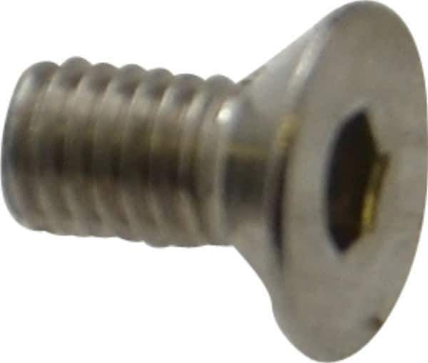 Value Collection - M3x0.50 Metric Coarse Hex Socket Drive, 90° Flat Screw - Grade 18-8 & Austenitic A2 Stainless Steel, Uncoated, Fully Threaded, 6mm OAL - Exact Tool & Supply