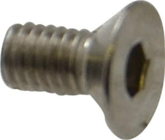Value Collection - M3x0.50 Metric Coarse Hex Socket Drive, 90° Flat Screw - Grade 18-8 & Austenitic A2 Stainless Steel, Uncoated, Fully Threaded, 6mm OAL - Exact Tool & Supply