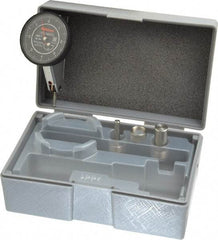 Mitutoyo - 0.016 Inch Range, 0.0001 Inch Dial Graduation, Horizontal Dial Test Indicator - 1.5748 Inch Black Dial, 0-4-0 Dial Reading, Accurate to 0.0002 Inch - Exact Tool & Supply