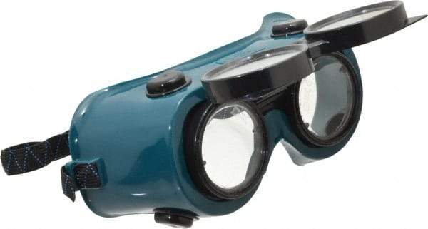 PRO-SAFE - Size Universal, Green Welding Goggles - Green Frame - Exact Tool & Supply