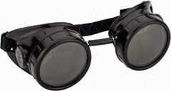 PRO-SAFE - Size Universal, Green Welding Goggles - Black Frame - Exact Tool & Supply