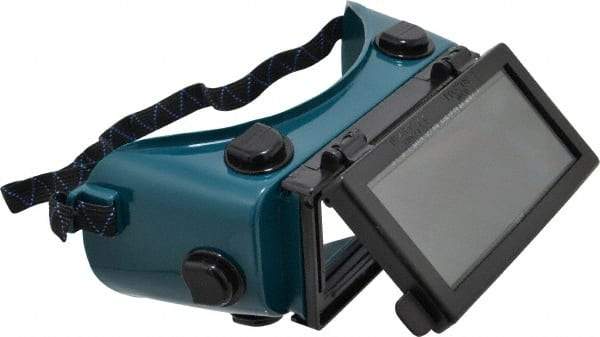 PRO-SAFE - Size Universal, Green Welding Goggles - Green Frame - Exact Tool & Supply