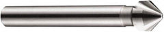 DORMER - 5mm Shank Diam, 3 Flute 82° High Speed Steel Countersink - Exact Tool & Supply
