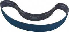 Norton - 2-1/2" Wide x 60" OAL, 36 Grit, Zirconia Alumina Abrasive Belt - Zirconia Alumina, Very Coarse, Coated, Y Weighted Cloth Backing, Dry, Series R821 - Exact Tool & Supply