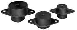 Tech Products - Plate-Type Vibration Mounts; Shape: Diamond ; Axial Load Capacity: 2600 (Pounds); Radial Load Capacity: 1800.000 (Pounds); Color Code: White ; Bolt Hole Diameter: 1.0600 (Decimal Inch); Distance Between Mounting Hole Centers: 6.0000 (Deci - Exact Tool & Supply
