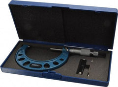 Fowler - 2 to 3" Range, 0.0001" Graduation, Mechanical Outside Micrometer - Ratchet Stop Thimble, Accurate to 0.00023" - Exact Tool & Supply