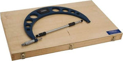 Fowler - 12 to 13" Range, 0.001" Graduation, Mechanical Outside Micrometer - Ratchet Stop Thimble, Accurate to 0.011" - Exact Tool & Supply