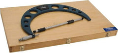 Fowler - 13 to 14" Range, 0.001" Graduation, Mechanical Outside Micrometer - Ratchet Stop Thimble, Accurate to 0.011" - Exact Tool & Supply